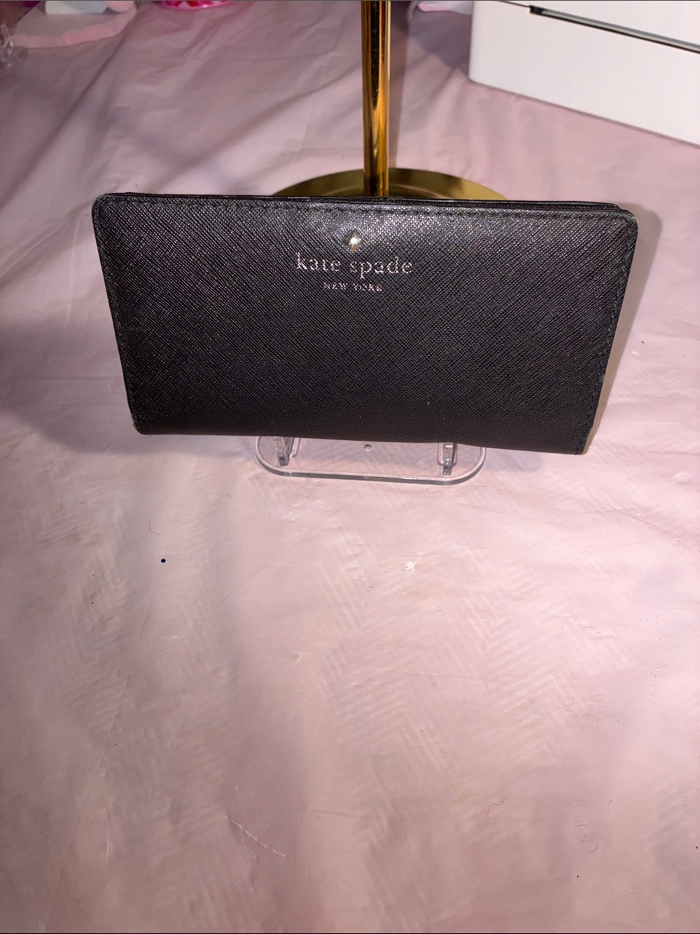 Kate Spade Black Saffiano Wallet
